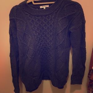 Madewell cable knit sweater